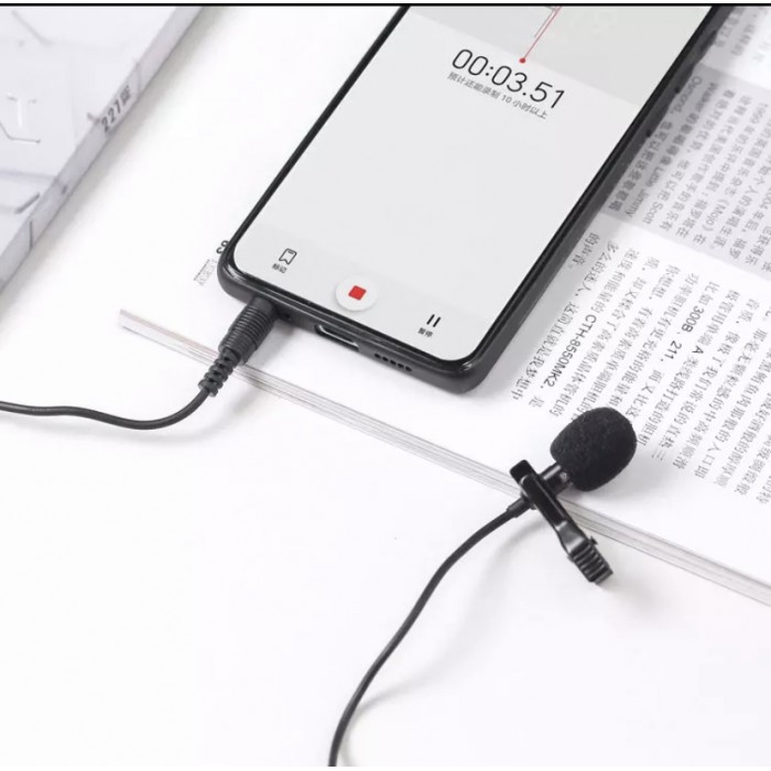 3.5MM LAPEL MOBILE PHONE MICROPHONE 