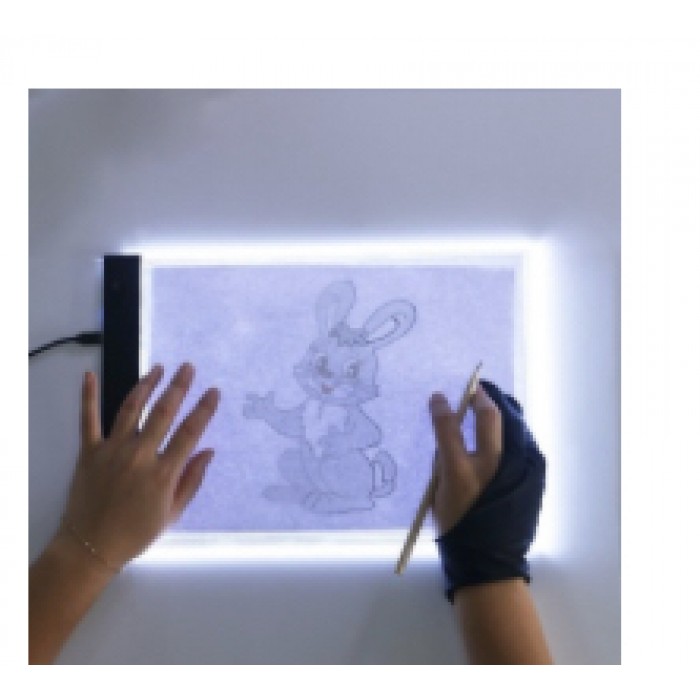 Ultra-thin A4 LED Light Box Writing Painting Tracing Board - Style 2#: 335x233mm/With Adjustable Brightness